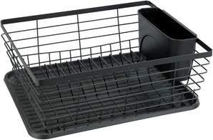 [RESIGILAT] Scurgator vase, negru, design modern