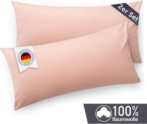 [RESIGILAT] Husa de perna 50x70 cm Dusty Pink set 2 bucati 100 bumbac