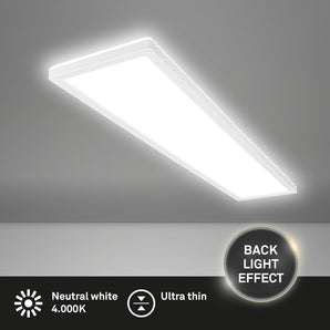 [RESIGILAT] Plafoniera LED 98cm lumina alba neutra Briloner
