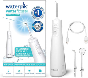 [RESIGILAT] Irigator Waterpik Pulse, indeparteaza 99,9% placa bacteriana, 2 moduri, alb