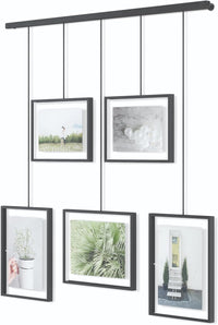[RESIGILAT] Set rame foto Umbra Exhibit pentru 5 fotografii, negru