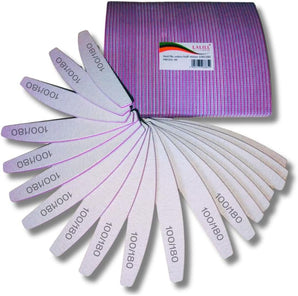 [RESIGILAT] Pila unghii 100/180 grit 50 buc pentru unghii gel si acrilice
