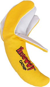 [RESIGILAT] Jucarie pisici banana, galbena, 15,2 cm