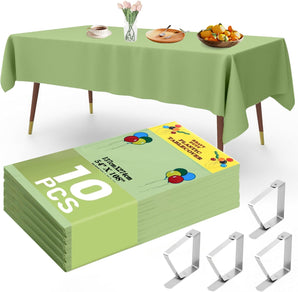 [RESIGILAT] Fata de masa unica folosinta, 10 buc, verde, plastic