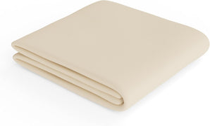 [RESIGILAT] Cearsaf cu elastic Amazon Basics, 140x200x30 cm, Microfibra, Bej