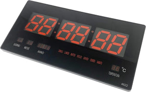 [RESIGILAT] Ceas de perete digital LED, foarte subtire, 46 x 22 x 3 cm