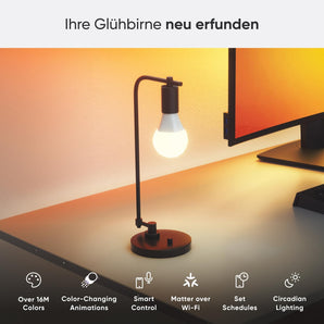 [RESIGILAT] Nanoleaf E27 2 lampi LED RGBW inteligente 16 milioane culori