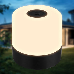 [RESIGILAT] Lampa masa LED reglabila fara fir IP44 neagra 7x7 cm