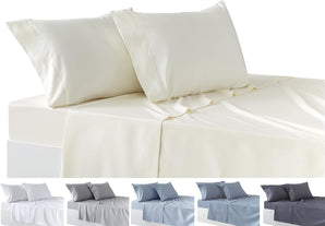 [RESIGILAT] Todocama Set lenjerie pat 4 piese, cearsaf elastic, 2 fete perna