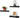 [RESIGILAT] Amazon Basics Raft perete, 40cm, negru, set 3