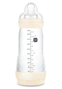 [RESIGILAT] MAM Easy Start – Biberon Anti-Colic 320 ml, Tetină Silicon 3 Fluxuri, Autosterilizant