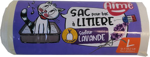 [RESIGILAT] Aime Saci litiera pisici x8, 55 x 38.5 cm, parfum lavanda
