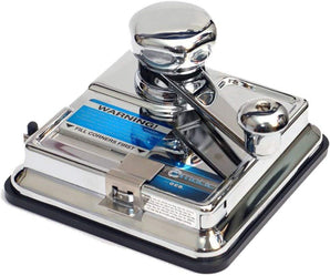 [RESIGILAT] OCB MikrOmatic Duo masina de tasat tigari crom 15x15x10 cm