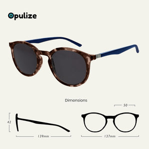 [RESIGILAT] Ochelari de soare Opulize cu lentile colorate UV400