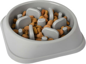 [RESIGILAT] Slow feeder NAPF BOBO 500ML GRI Dia 17CM