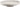 [RESIGILAT] Guzzini Tierra Bol Platou Fructe Alb Oval 42x30x8.9cm