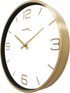 [RESIGILAT] Ceas perete Technoline, auriu, 4 inchi