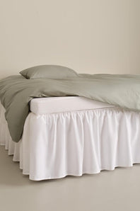 [RESIGILAT] Jotex Zack Cuvertura de Pat, Bumbac Organic, Alb, 160 x 200 cm