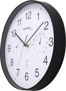 [RESIGILAT] Ceas perete Technoline, radio, negru, 30 cm