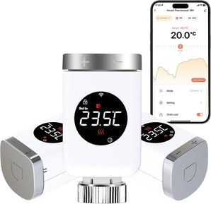 [RESIGILAT] SALCAR TRV801W, termostat inteligent radiator, pachet 3 WiFi