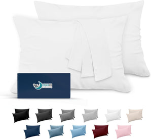 [RESIGILAT] Dreamzie Perna 40 x 80 cm, microfibra, alb, pachet de 2