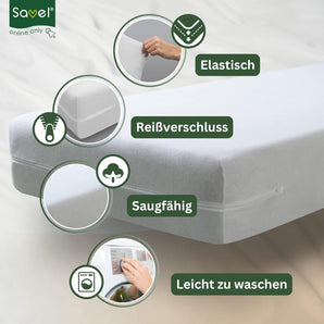 [RESIGILAT] Husa saltea 70x140 absorbanta 100 bumbac alb