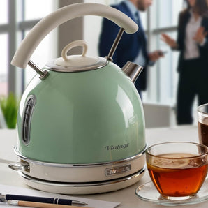 [RESIGILAT] Fierbator electric retro Ariete 2877, 1,7 L, verde