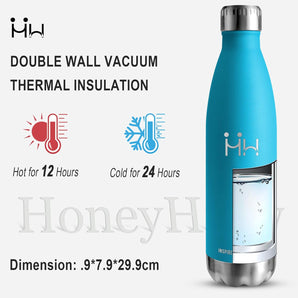 [RESIGILAT] HoneyHolly Sticla Izolata 750 ml, Otel Inoxidabil, Sport