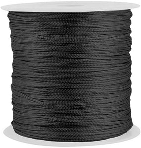 [RESIGILAT] Corda Nylon 0.8mm 100 Metri Neagra pentru Bijuterii