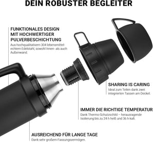 [RESIGILAT] Termos 720DGREE bigBoy 1,2 litri cu 2 cani
