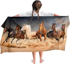 [RESIGILAT] Ulticool Prosop de mana Cai Galopand, Microfibra, 140 x 70 cm