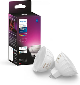 [RESIGILAT] Philips Hue MR16 LED Lamp, Adjustable, 16 Milioane Culori, 2 Bucati
