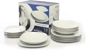 [RESIGILAT] Serviciu Tognana Splendor 18 piese portelan alb