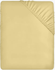 [RESIGILAT] Cearsaf ajustabil Utopia Bedding 160x200cm galben