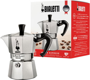 [RESIGILAT] Bialetti Moka Express Cafetiera aluminiu 2 cani 90 ml