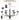 [RESIGILAT] smstyle candelabru exterior negru, set 6, metal, decor perete, foisor