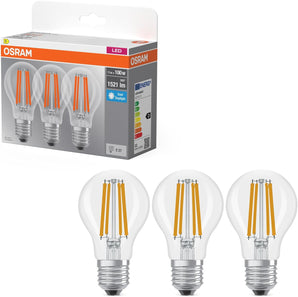 [RESIGILAT] OSRAM Classic LED E27, 6500K, transparent, 15000 h, uz casnic