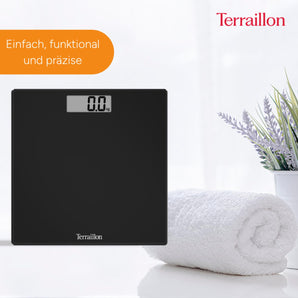 [RESIGILAT] Cantar baie Terraillon TSQUARE Negru, 180Kg, LCD mare