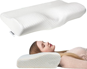[RESIGILAT] Perna ergonomica pentru gat cu husa din bumbac