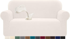 [RESIGILAT] Husa canapea Granbest impermeabila spandex 2 locuri Cream