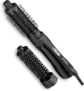 Perie cu aer cald BaByliss Shape & Smooth – 800W, 30mm & 20mm, funcție aer rece, uscare și coafare rapidă, ideală pentru păr scurt, negru, AS82E.