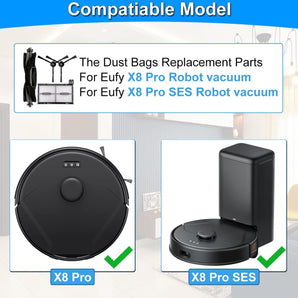 [RESIGILAT] Eufy X8 Pro, kit piese de schimb, 1 perie principala, 2 filtre HEPA