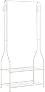 Amazon Basics dulap cu două rafturi, alb, 75 x 36,5 x 150 cm (L x W x H)