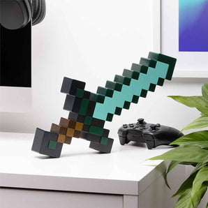 [RESIGILAT] Sabie Minecraft cu lumina, 3 moduri, decor si colectie