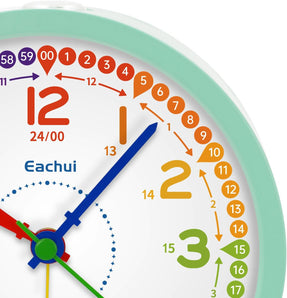 [RESIGILAT] Ceas de alarma analogic pentru copii cu lumina verde