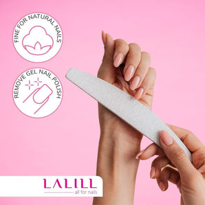 [RESIGILAT] Pila unghii 100/180 grit 50 buc pentru unghii gel si acrilice