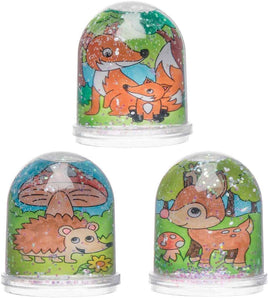 [RESIGILAT] Set colorat copii globuri zapada Baker Ross animale padure