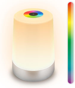 [RESIGILAT] Lampa masa LED RGBW IP44 cu Touch, reglabila, acumulatoare