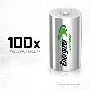 [RESIGILAT] Baterii Energizer D Recharge Power Plus, 2 bucati