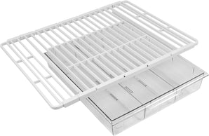 [RESIGILAT] Raft universal frigider Gio’Style, grila extensibila cu sertar pentru alimente